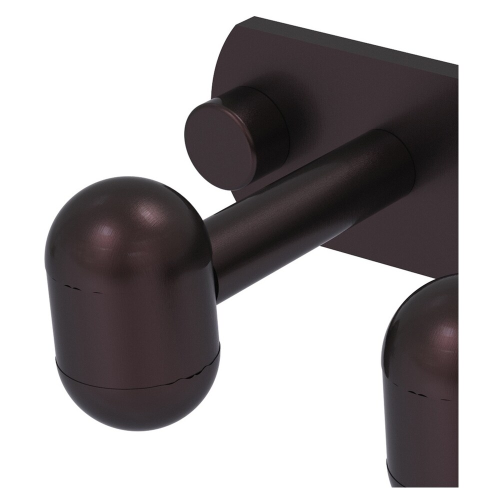 Gancho de Toalla de Pared Triple con Acabado en Bronce Antiguo Tango de Allied Brass TA-20-3-ABZ