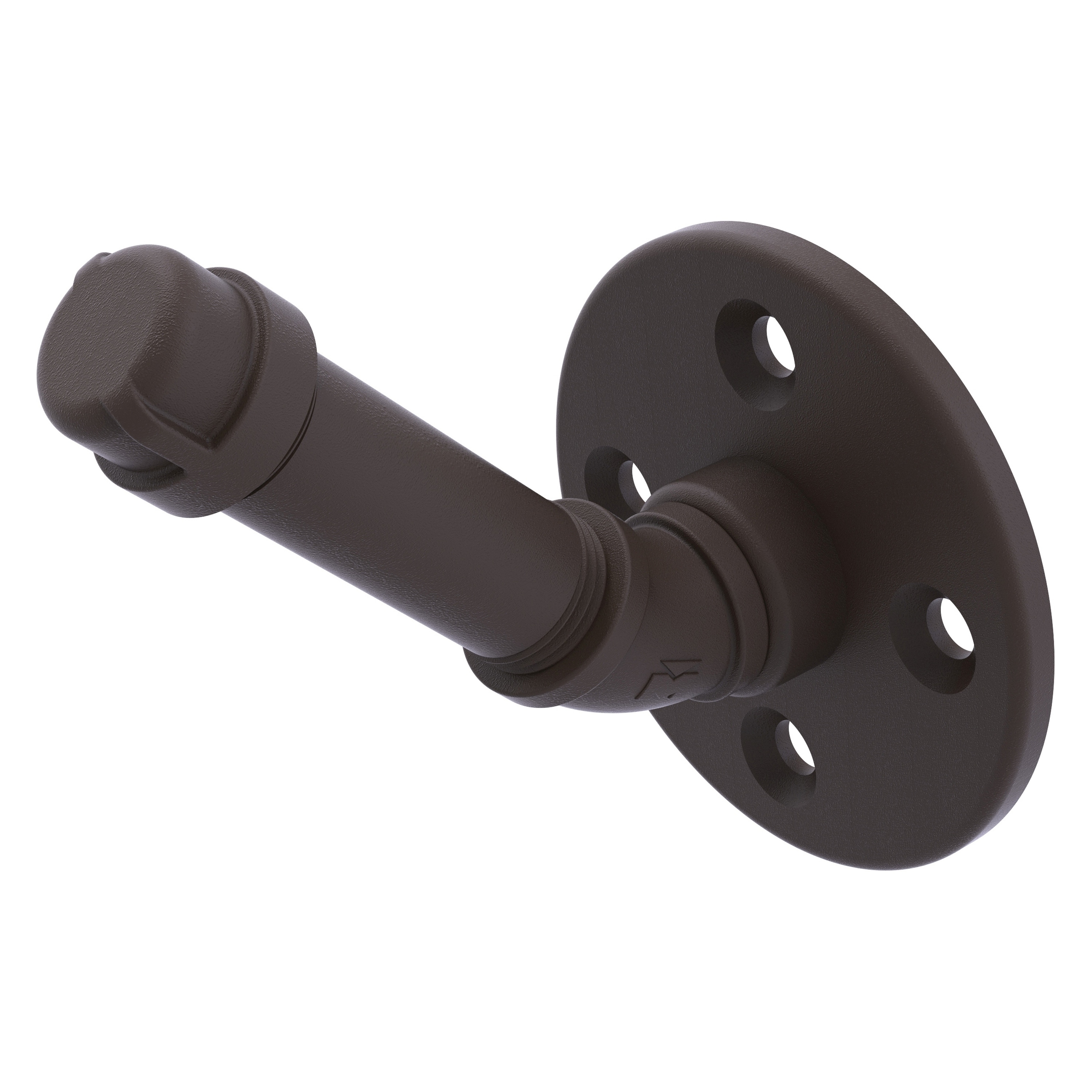 Colgador de Toallas de Pared Pipa de Bronce Frotado con Aceite - Gancho Individual - Color Bronce - P-300-HK-ORB
