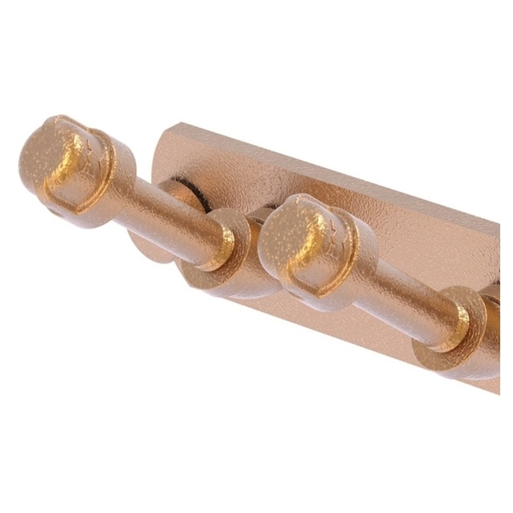 Gancho para Toalla de Montaje en Pared de la Línea de Tubería en Bronce Cepillado con 6 Ganchos - P-300-HK-6-BBR