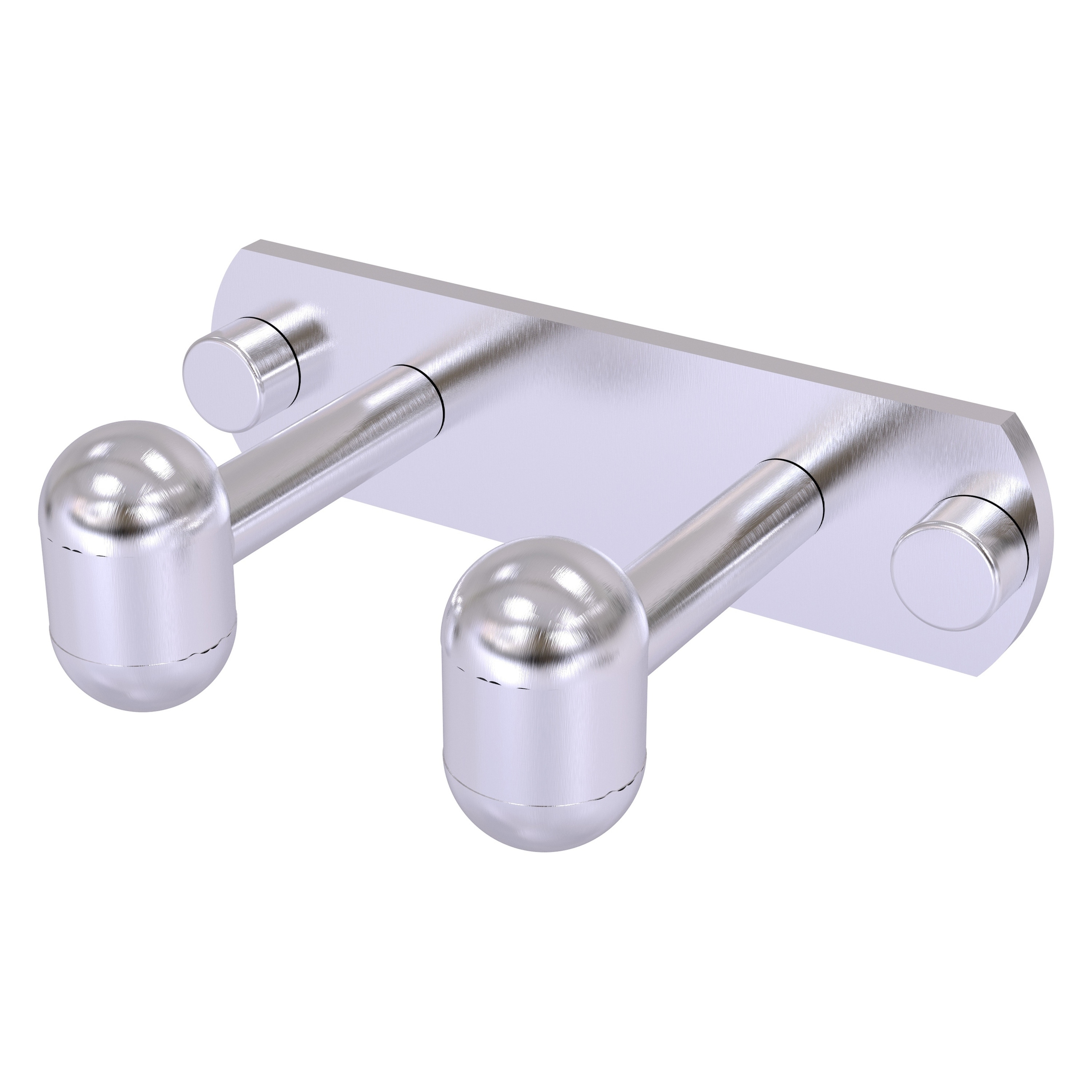 Colgador de Toalla Doble de Pared de Acero Satinado Tango en Cromo Satinado TA-20-2-SCH