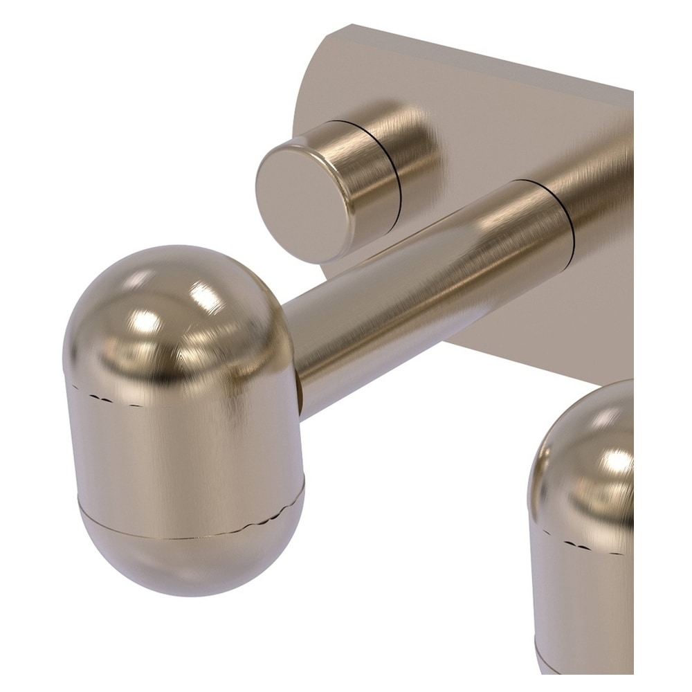 Colgador de toallas de pared con triple gancho en latón antiguo Tango.