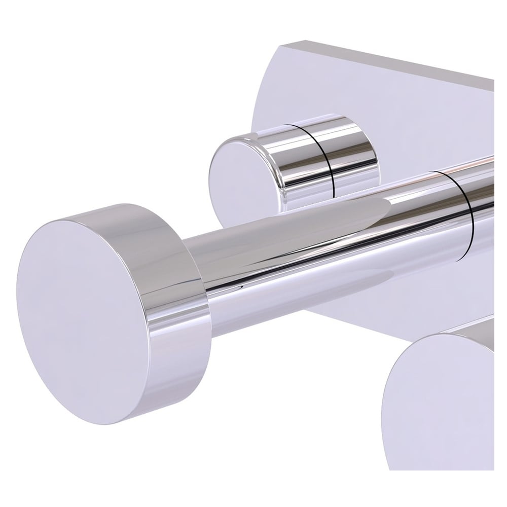 Colgador doble para toallas de montaje en pared en cromo pulido de Allied Brass Fresno