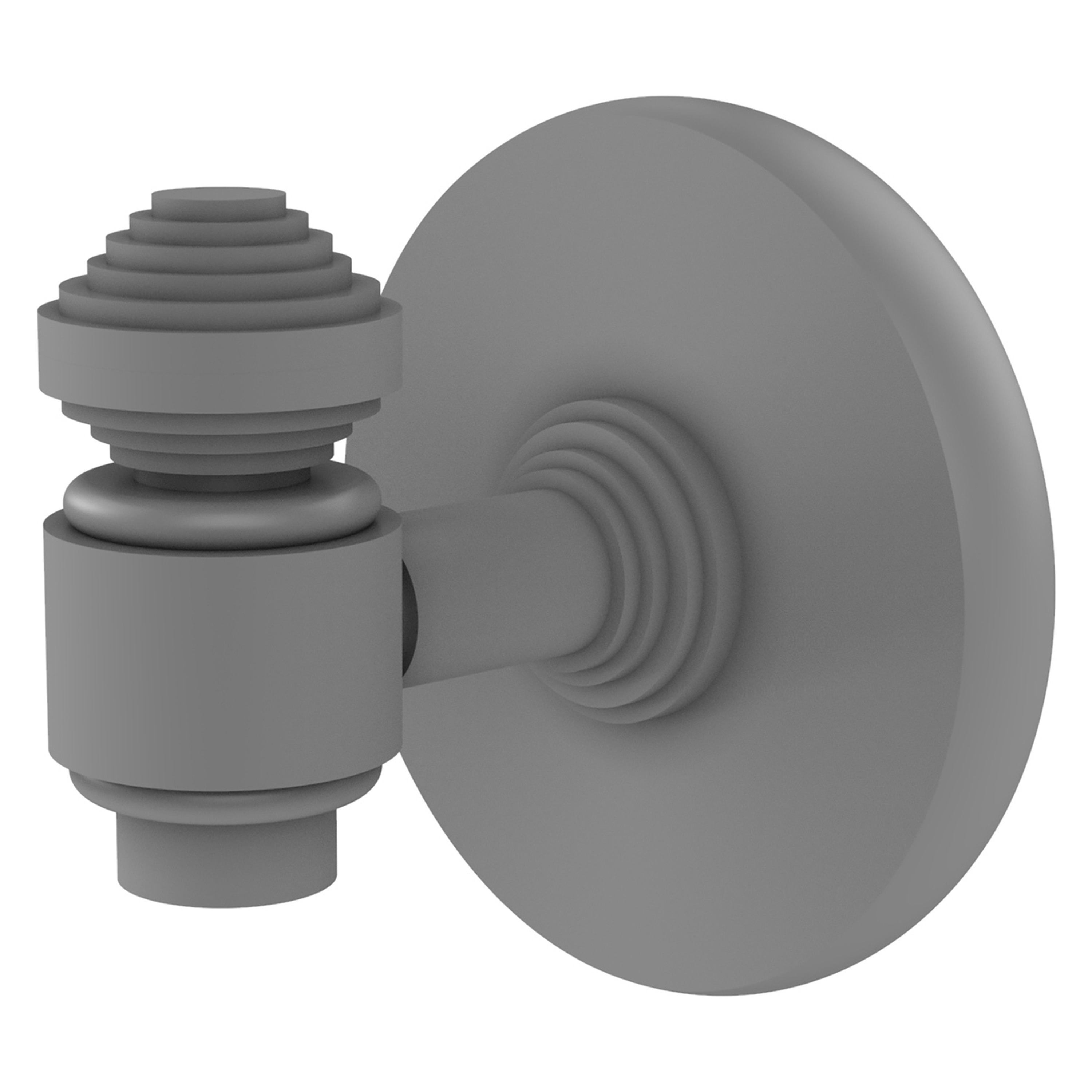 Colgador de toalla de pared individual en blanco mate de Allied Brass Southbeach
