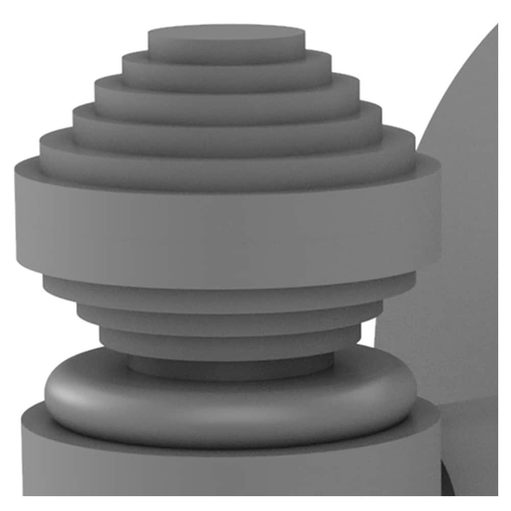Colgador de toalla de pared individual en blanco mate de Allied Brass Southbeach