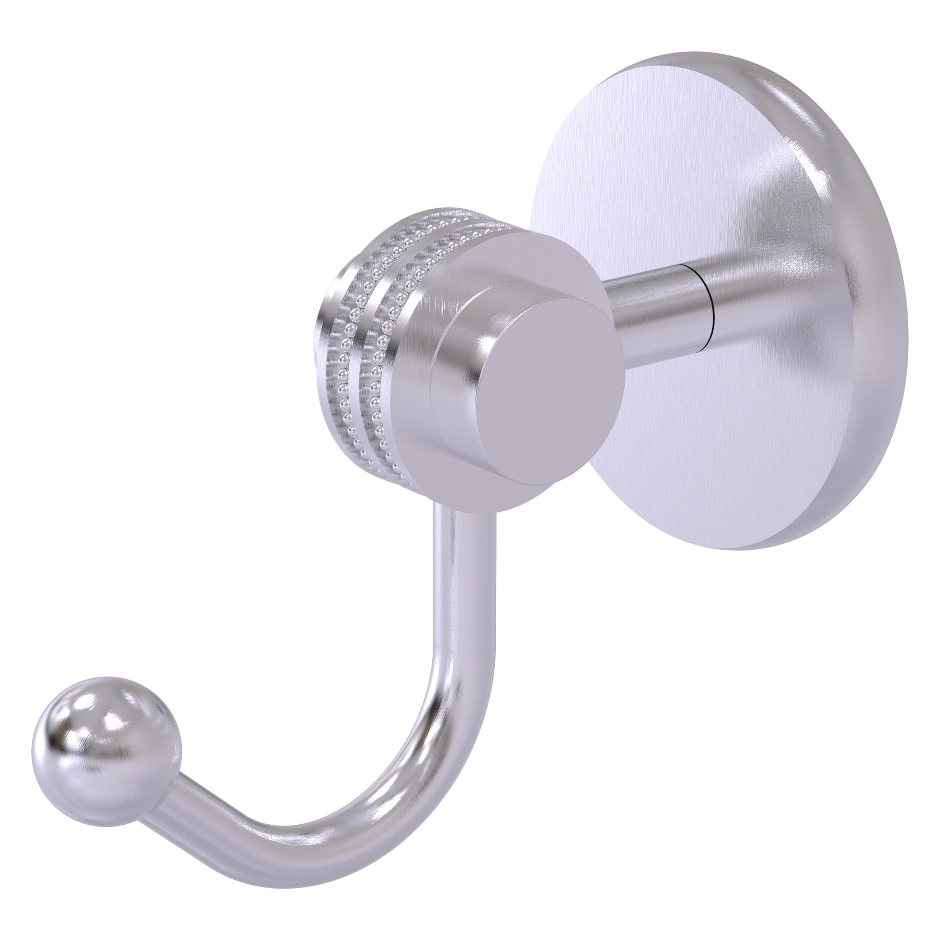 Gancho para Toallas de Pared de Montaje Individual en Cromo Satinado Allied Brass Satellite Orbit Two