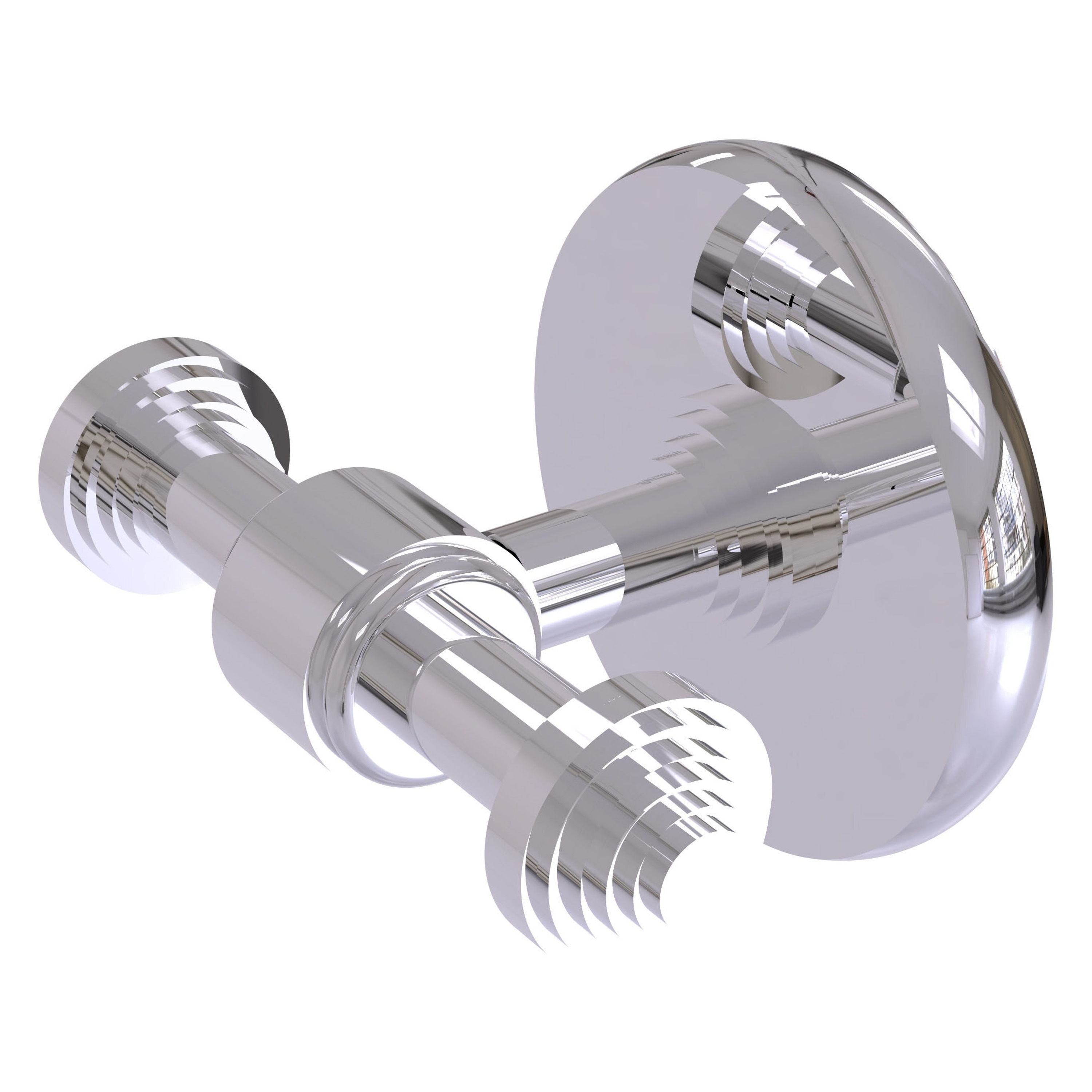 Gancho doble de montaje en pared para toallas en cromo pulido Southbeach de Allied Brass SB-22-PC.