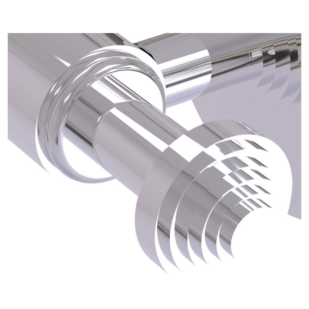 Gancho doble de montaje en pared para toallas en cromo pulido Southbeach de Allied Brass SB-22-PC.