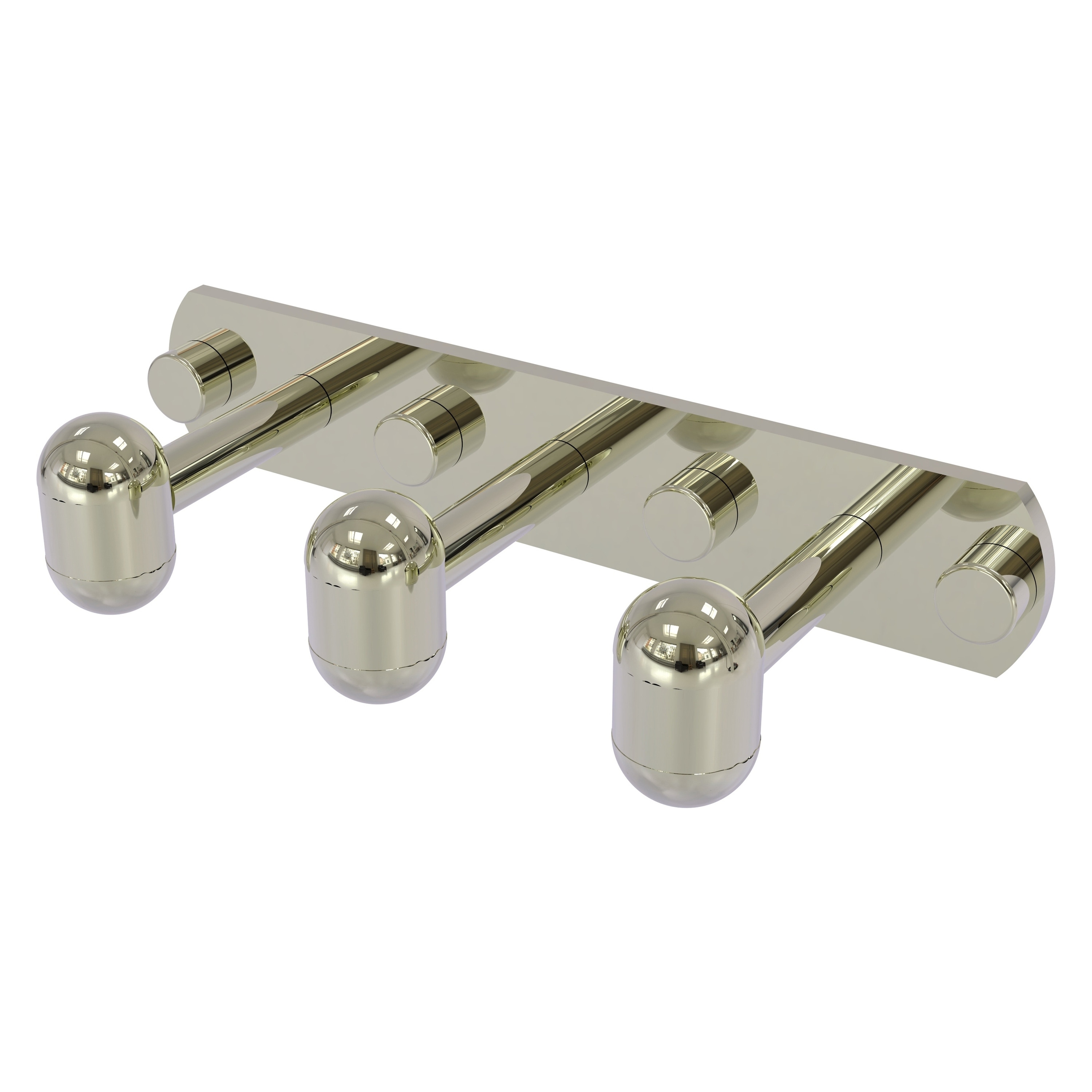 Gancho de Toalla de Pared Triple en Níquel Pulido Tango de Allied Brass TA-20-3-PNI