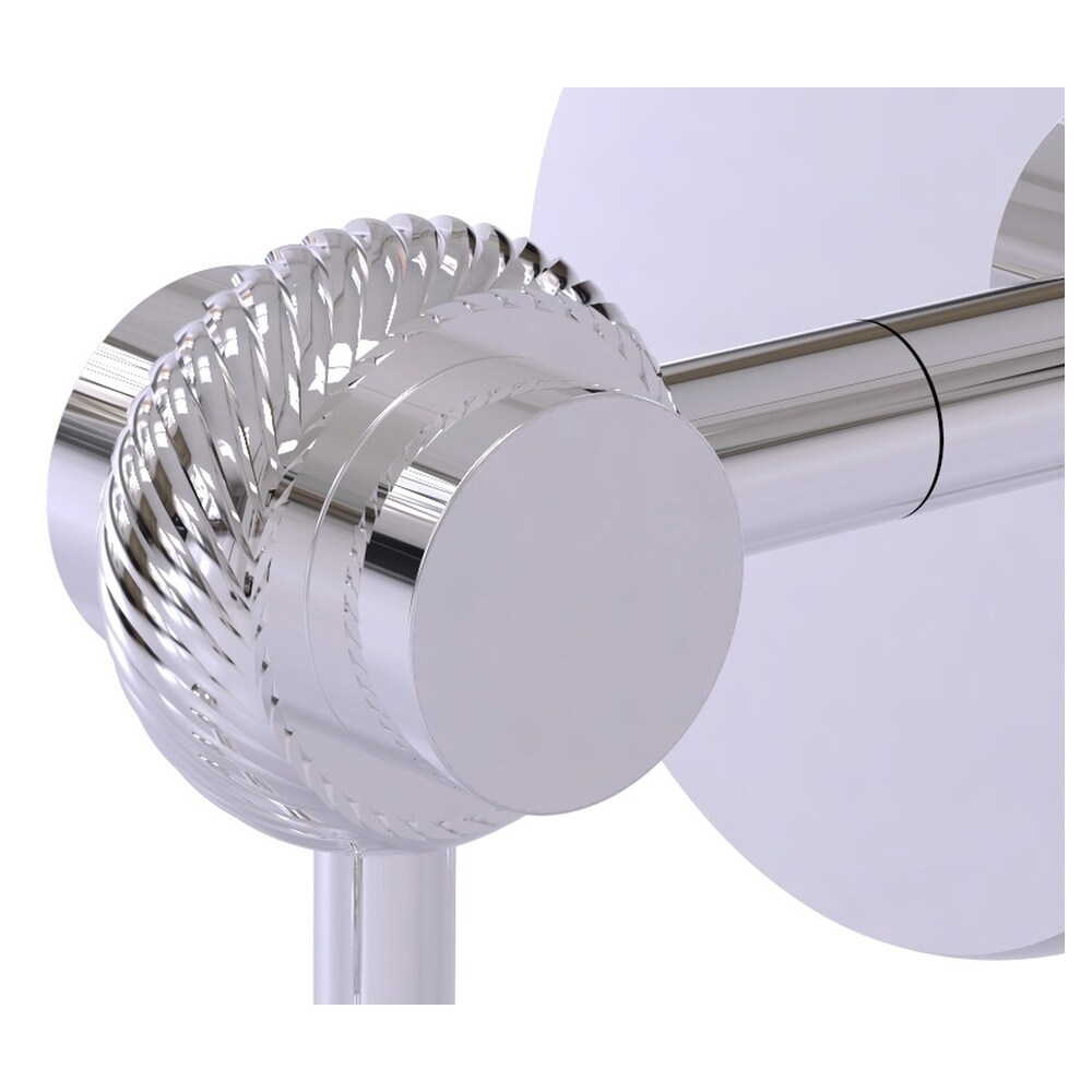 Gancho para toalla de pared de montaje simple de cromo pulido Satellite Orbit Two de Allied Brass