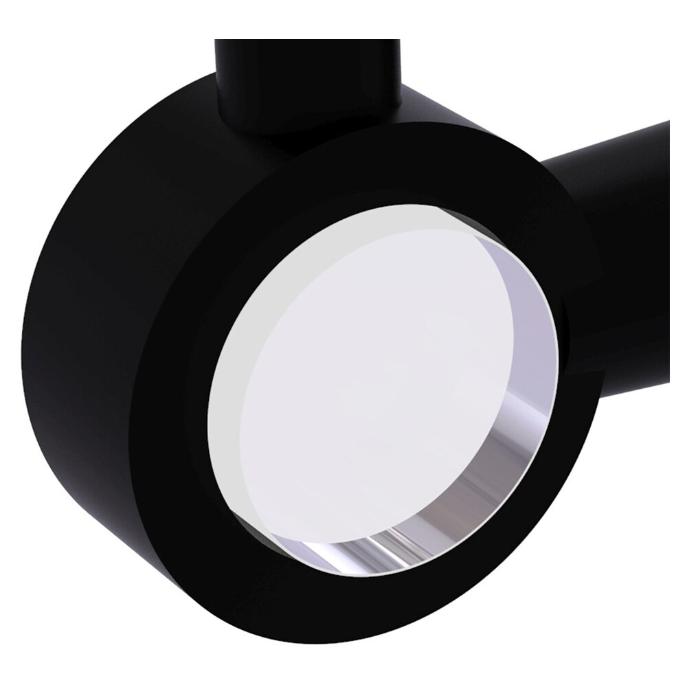Percha de toalla para montaje en pared de gancho único de negro mate Allied Brass Pacific Beach PB-20-BKM