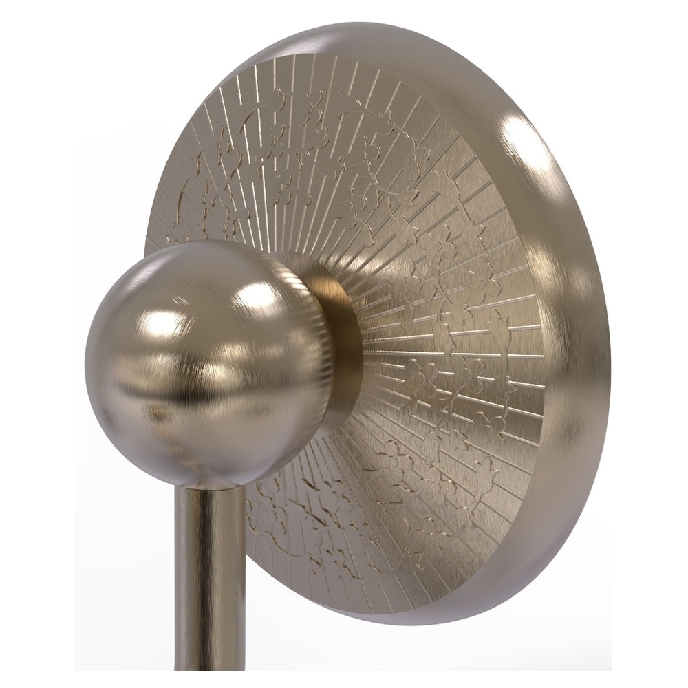 Colgador de toalla de pared de montaje individual en color pewter antiguo Prestige Monte Carlo de Allied Brass - Gancho sencillo.