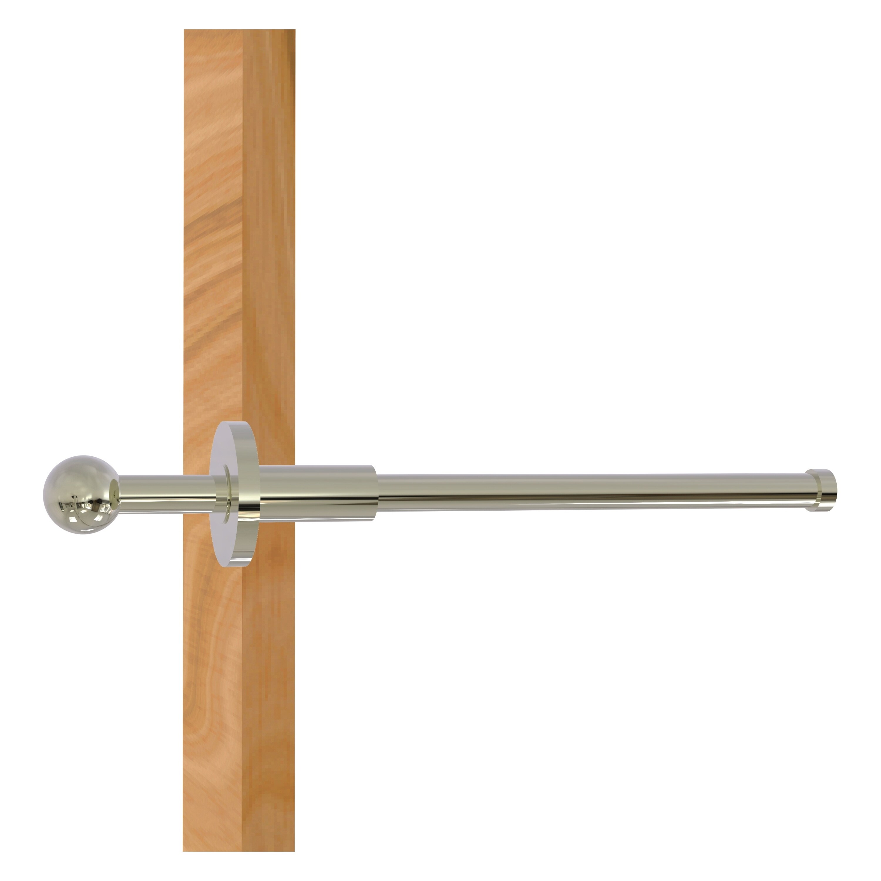 Gancho de pared para toallas con acabado en níquel pulido de Allied Brass - Gancho individual TD-23-PNI