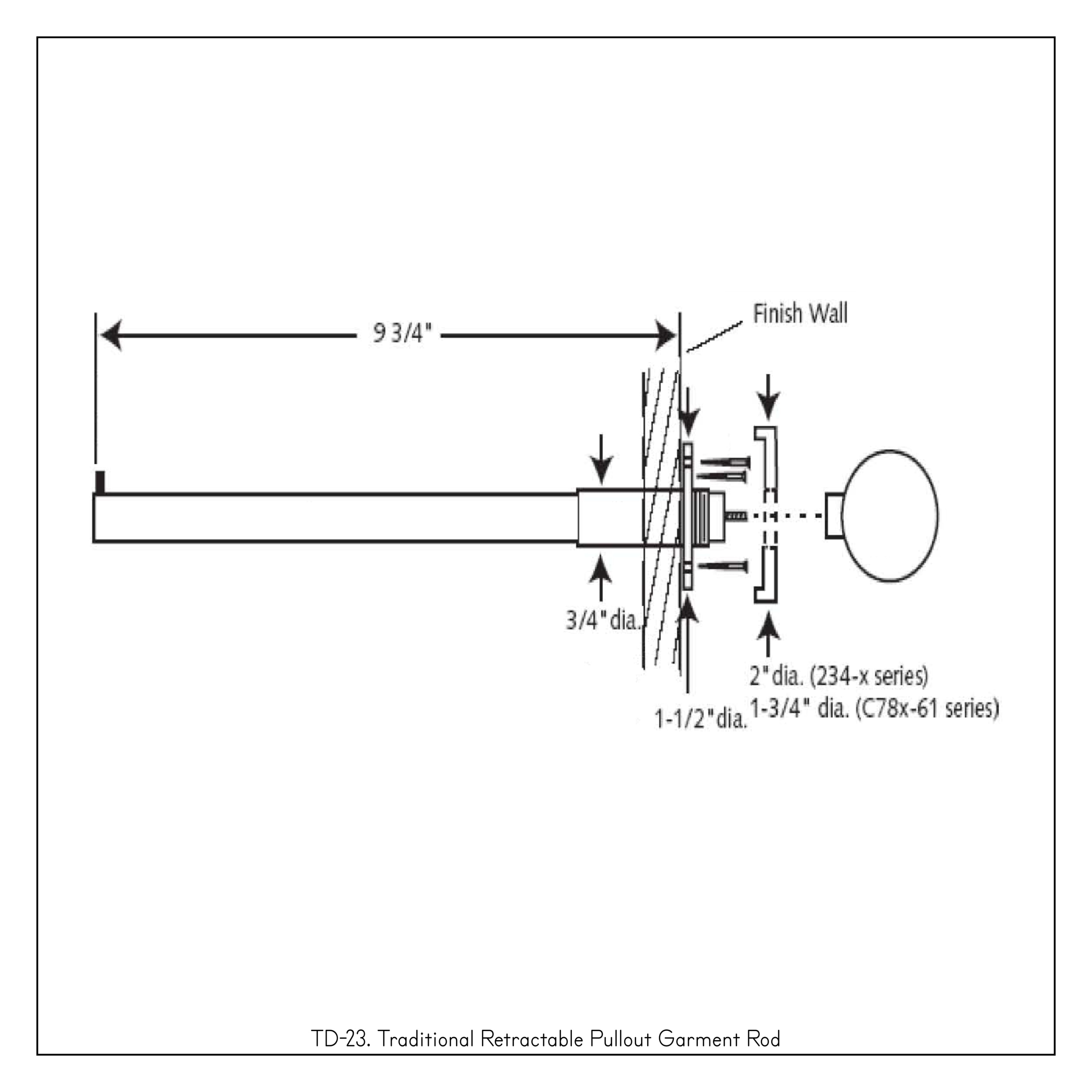 Gancho de pared para toallas con acabado en níquel pulido de Allied Brass - Gancho individual TD-23-PNI