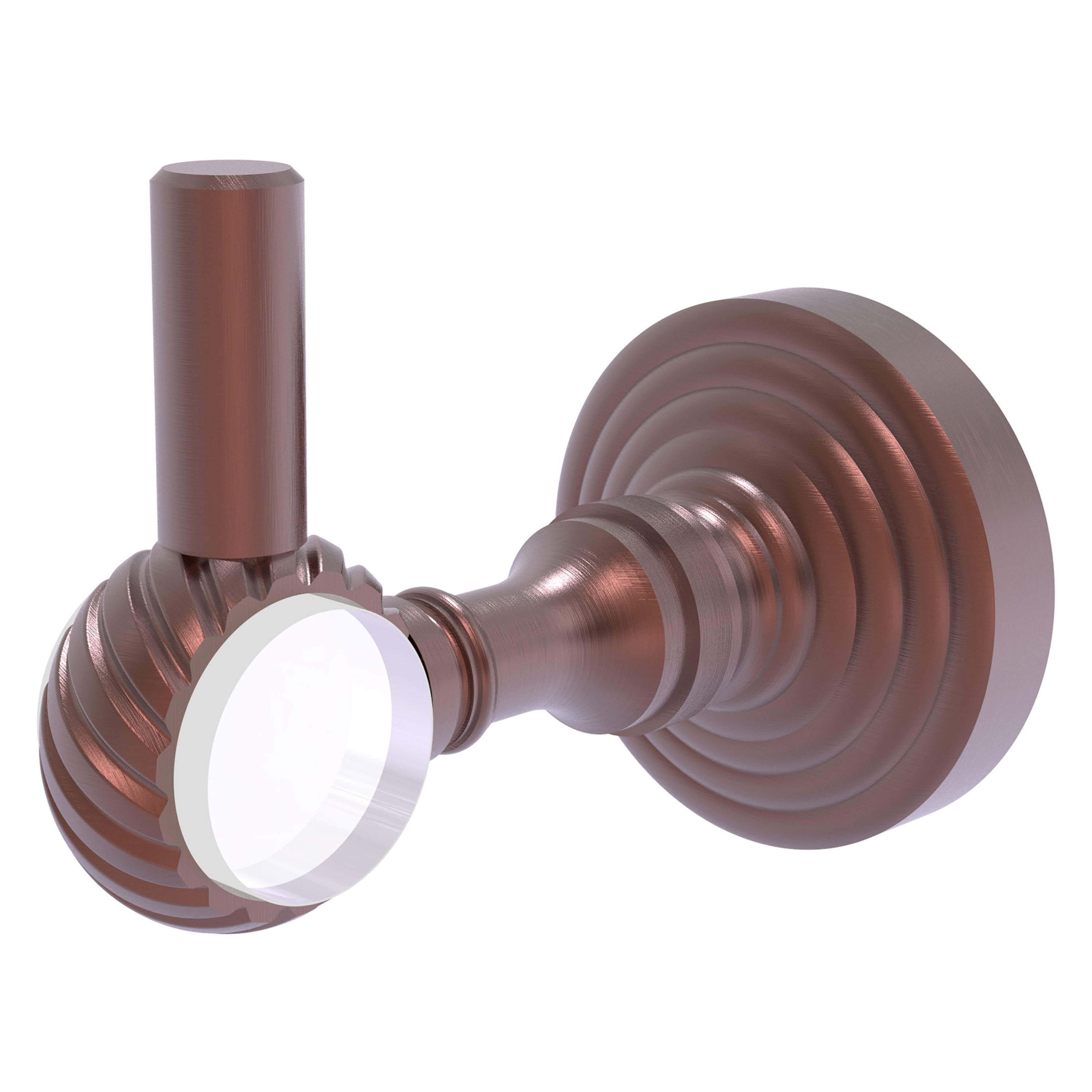Toallero de Pared de Cobre Antiguo de Allied Brass Pacific Grove con Gancho Individual - PG-20T-CA