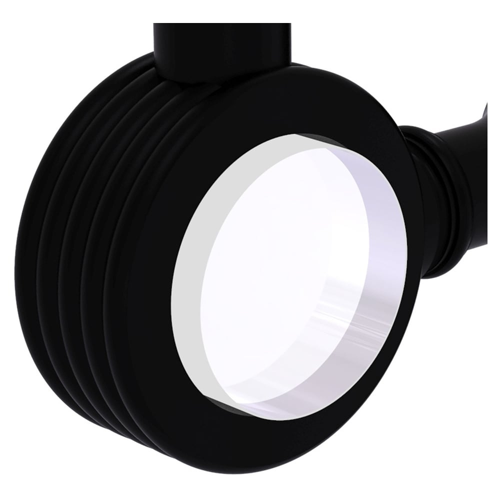 Percha para toalla de pared de gancho individual en negro mate Pacific Grove de Allied Brass