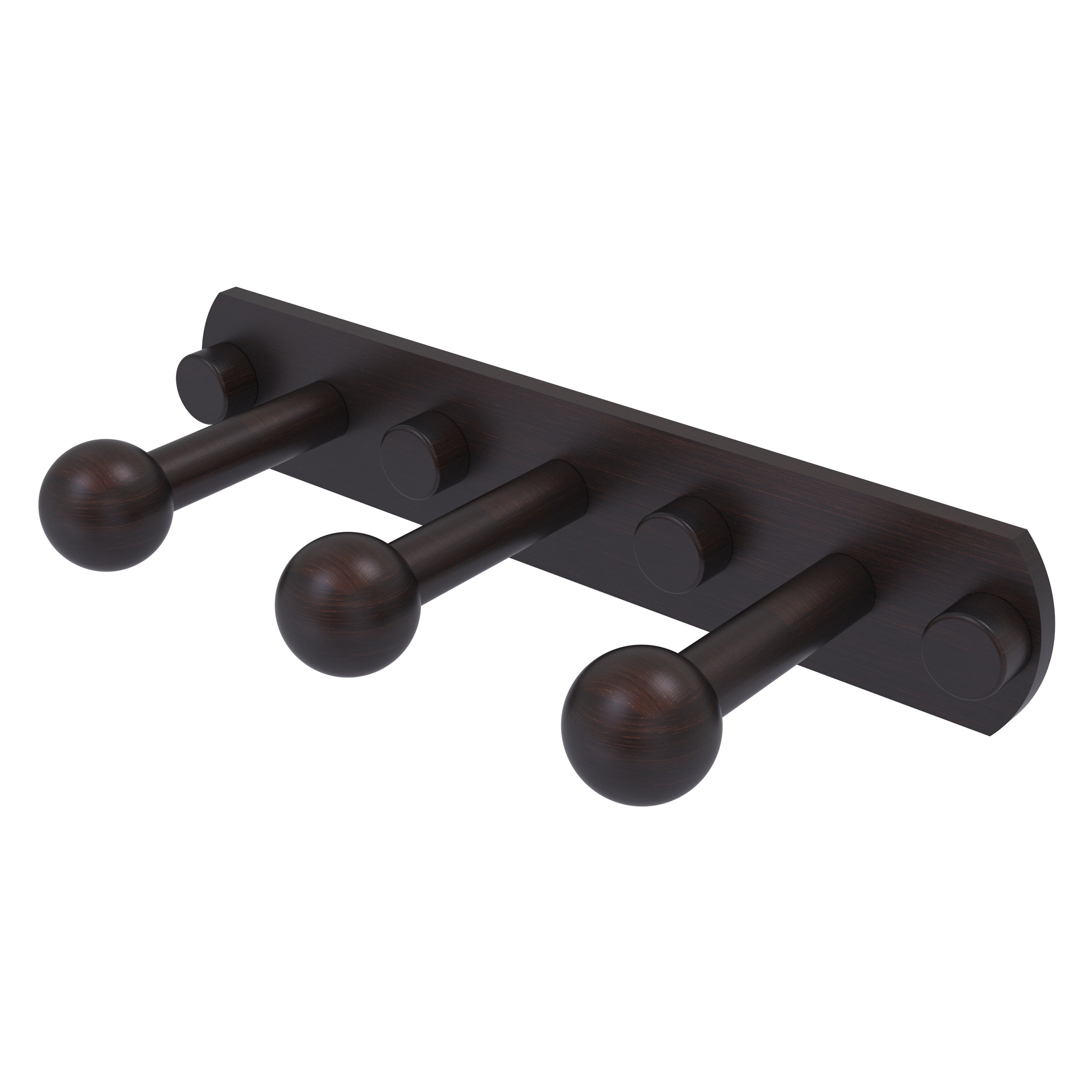 Gancho de Toalla de Montaje en Pared de Triple Gancho en Bronce Veneciano de la Línea Prestige Skyline de Allied Brass