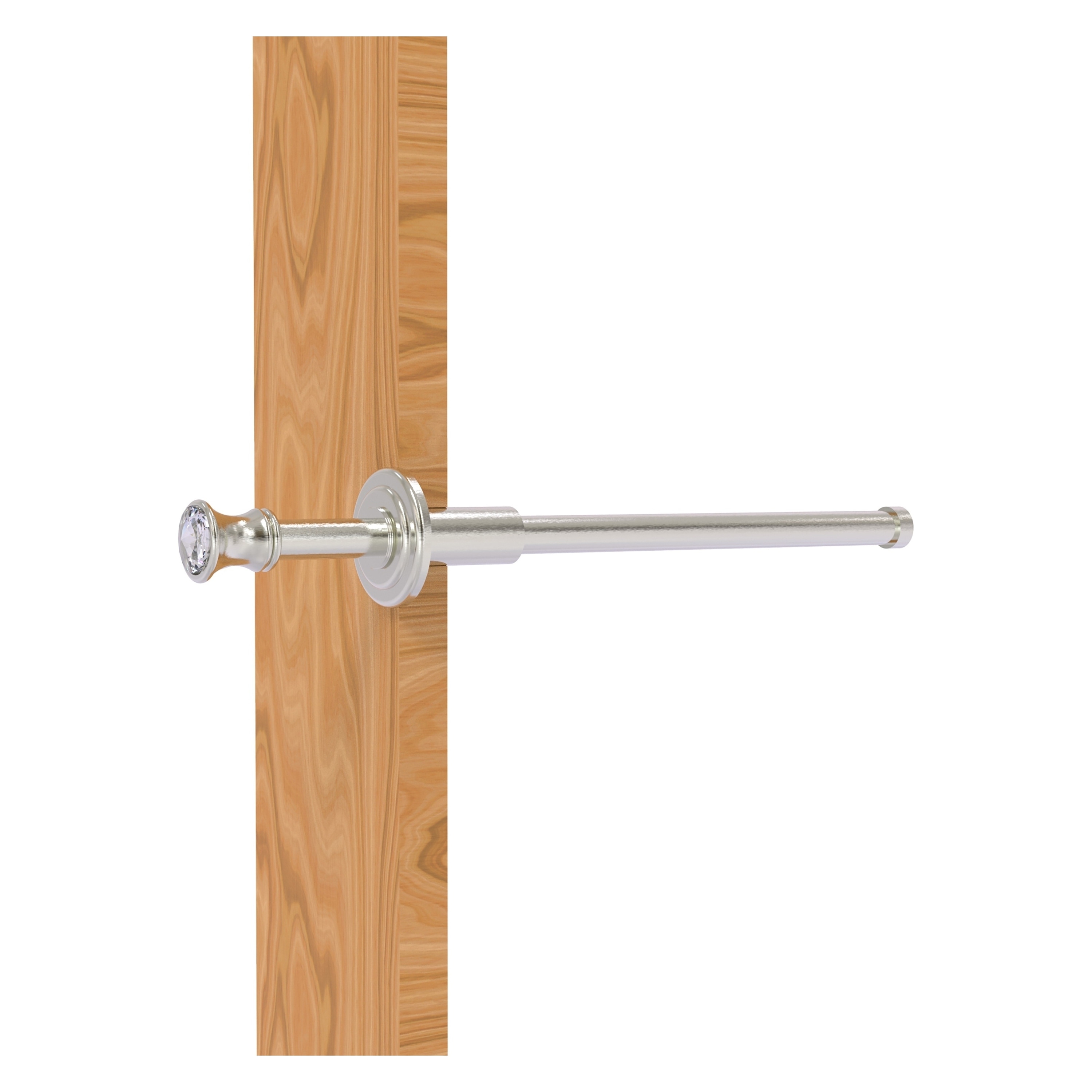 Gancho de Toalla de Montaje en Pared de Cristal de Satín Níquel - Allied Brass Carolina