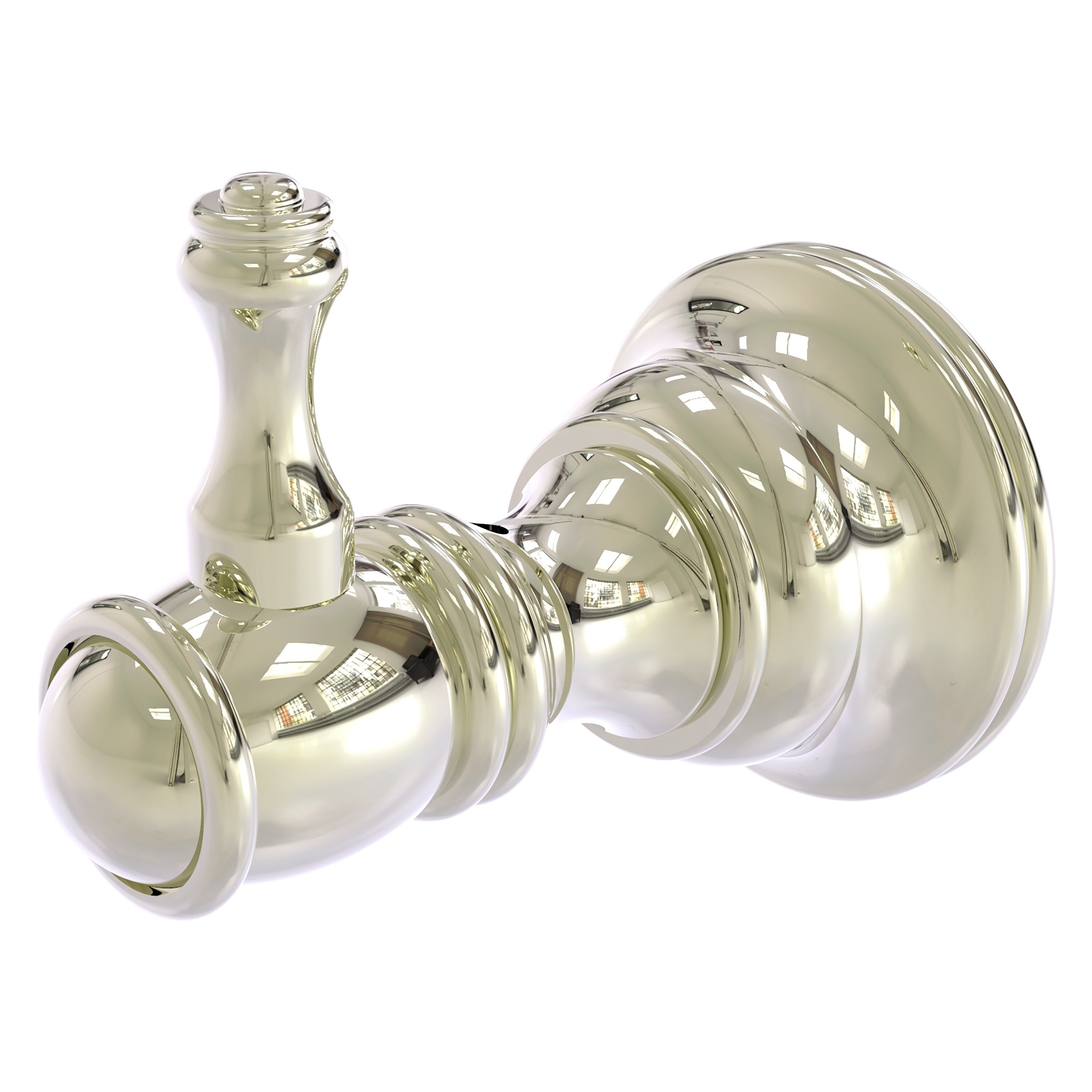 Gancho de toalla de pared sencillo en níquel pulido Carolina - Allied Brass