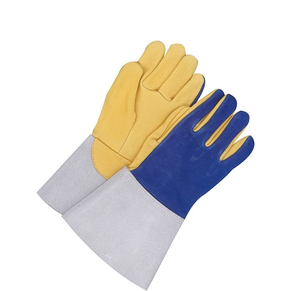 Guante de soldadura TIG Bdg de piel de venado dividida, talla XL - 64-1-777D-12