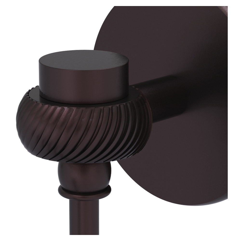 Colgador de toallas de montaje en pared de bronce antiguo de Allied Brass Satellite Orbit One