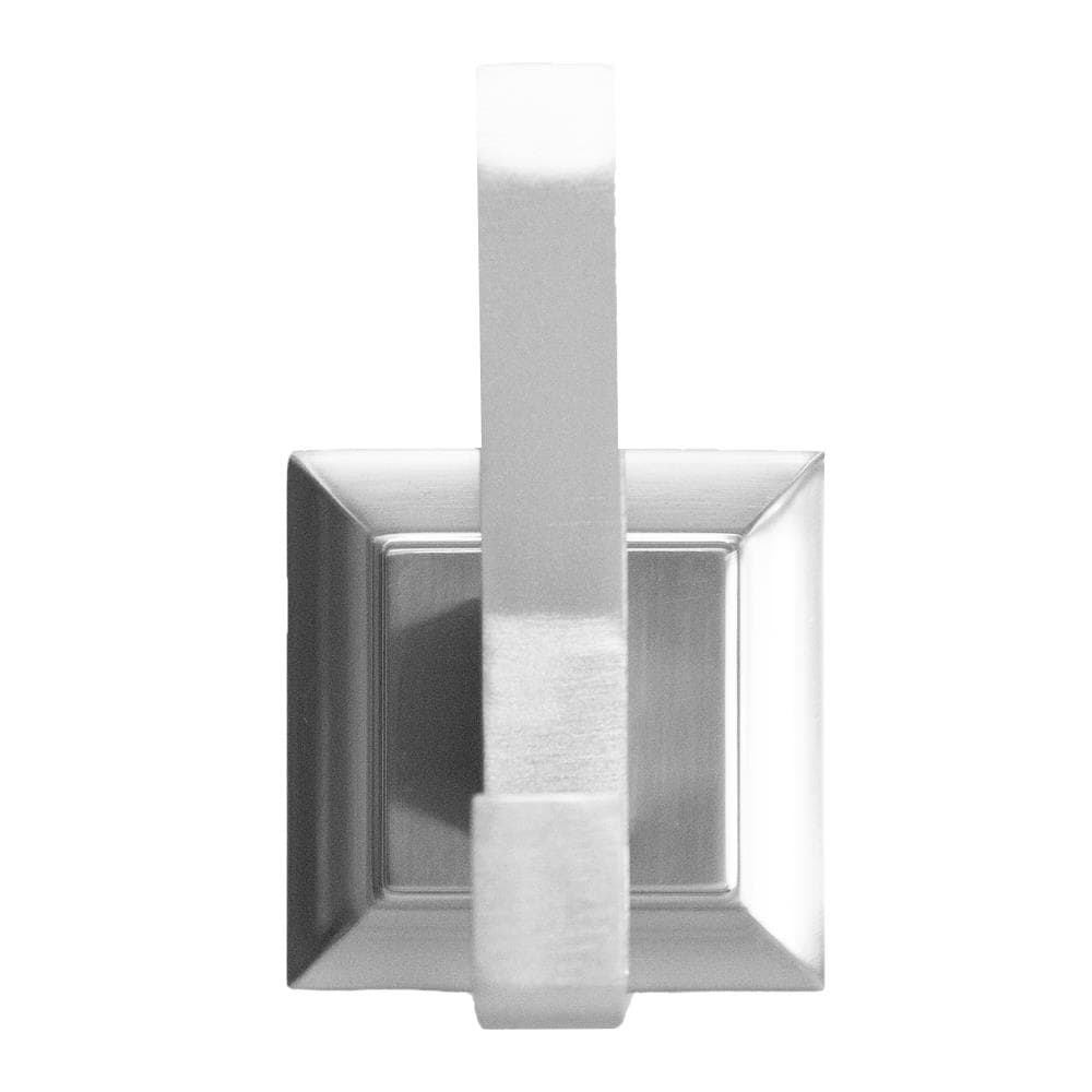 Doble gancho para toalla de pared ARISTA Leonard de níquel satinado