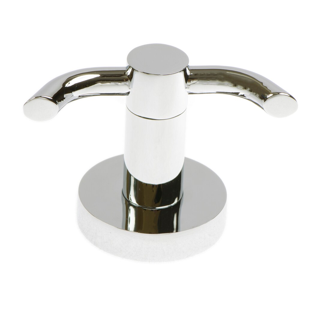 Gancho doble de pared en cromo pulido Italia Venezia VE2724