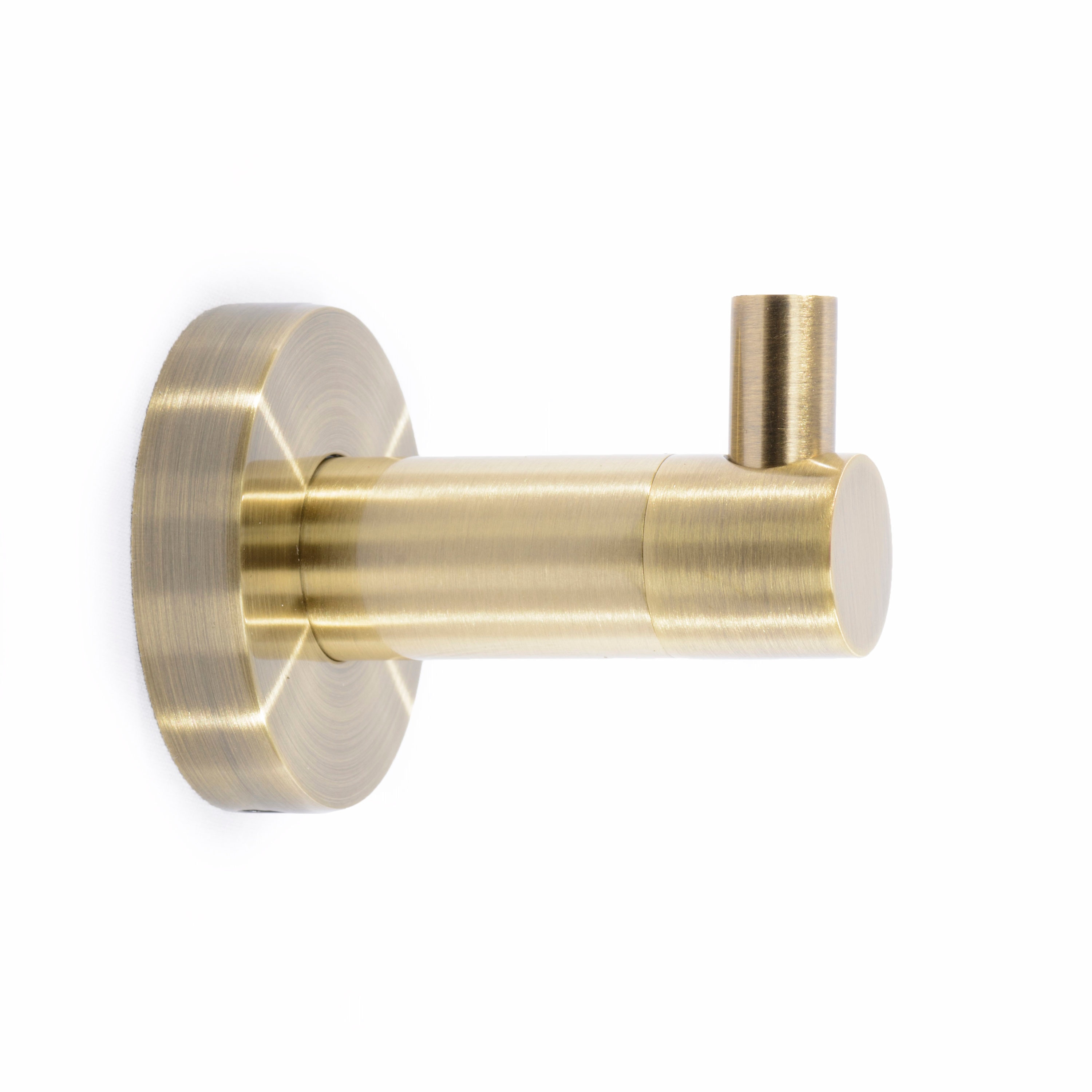 Percha de Baño de Pared con Gancho Sencillo en Bronce Italia Venezia VE2704BZ