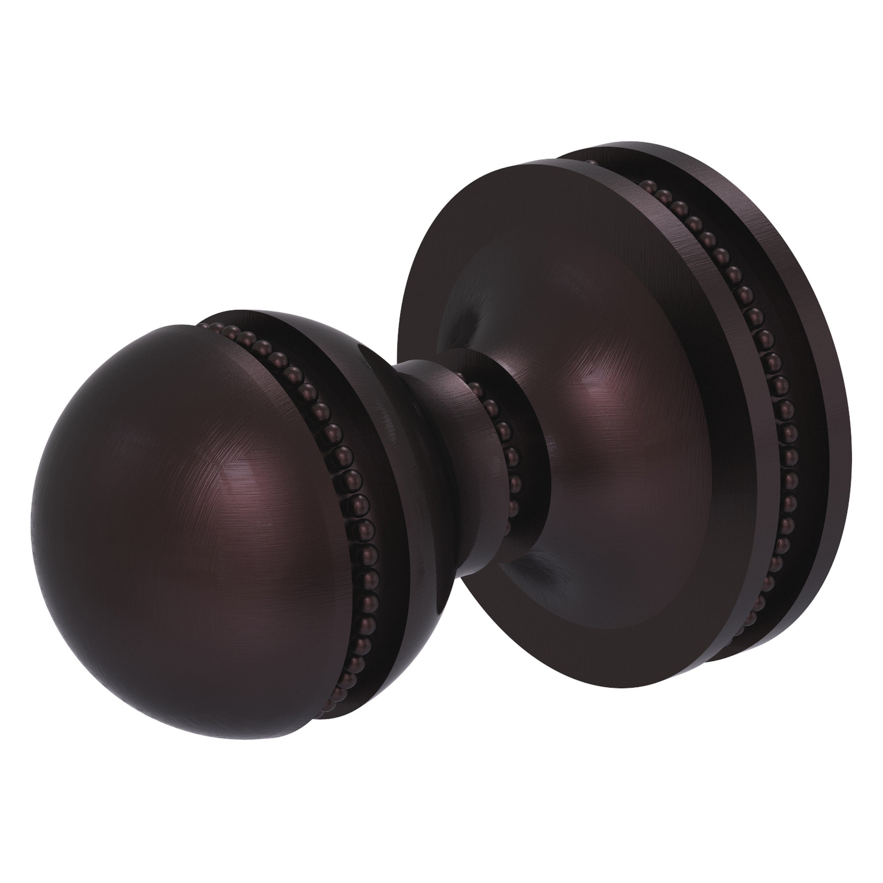 Colgador de toallas de pared de bronce antiguo Allied Brass Mambo con un solo gancho MA-20-ABZ