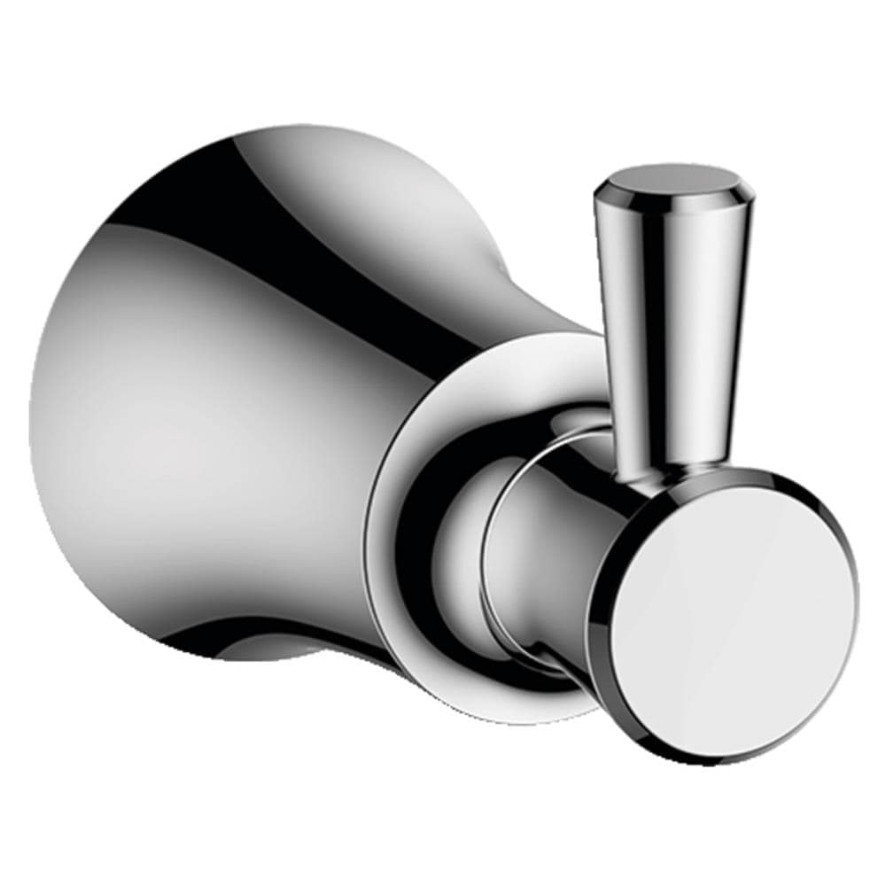 Percha de Toalla de Pared Individual con Gancho - Hansgrohe Joleena Cromado 04788000