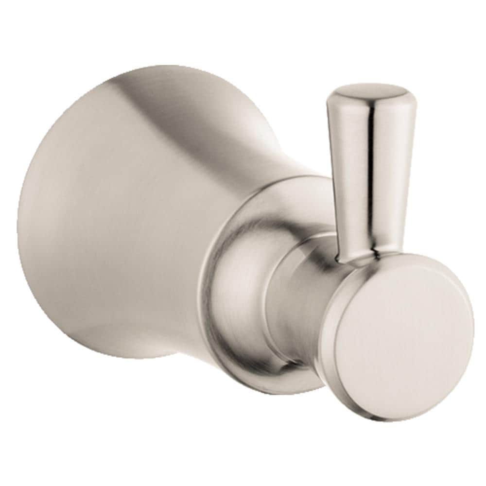 Colgador de Toalla de Pared de una sola Aguja de Níquel Cepillado Hansgrohe Joleena