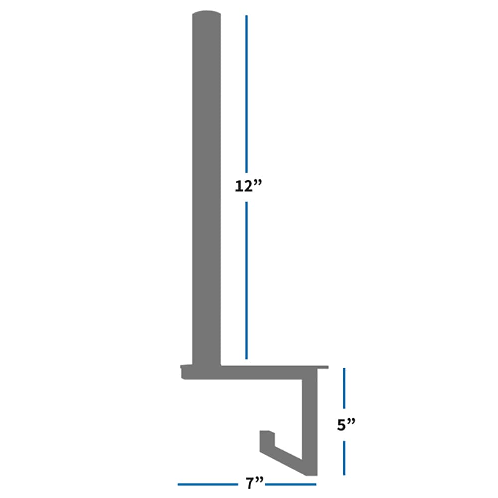 Gancho para toallas PF WaterWorks HingeHanger en negro mate, para puertas - Gancho individual PF0591-MB