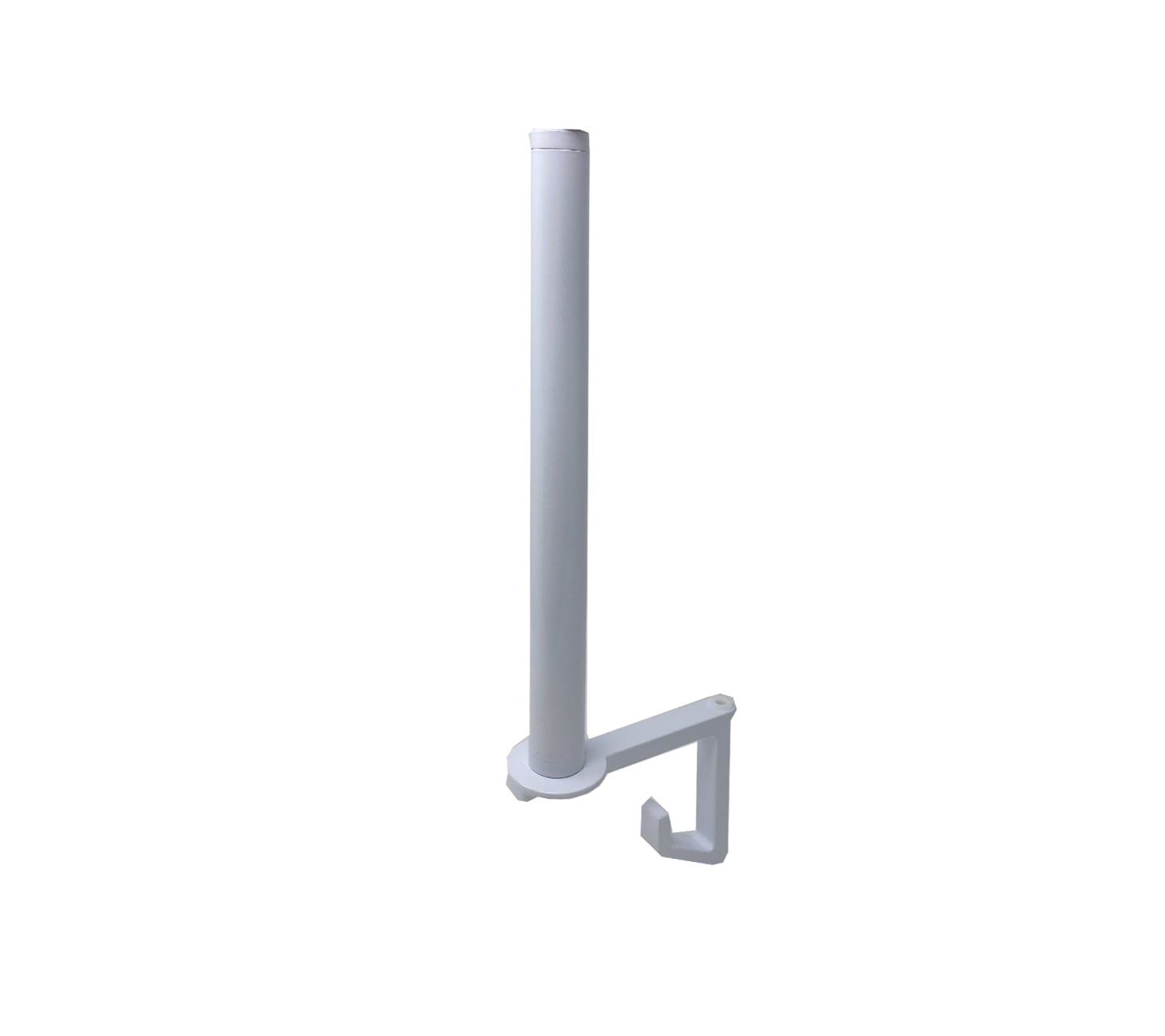 Colgador de toallas de puerta PF WaterWorks HingeHanger blanco brillante - Gancho simple PF0591-WH