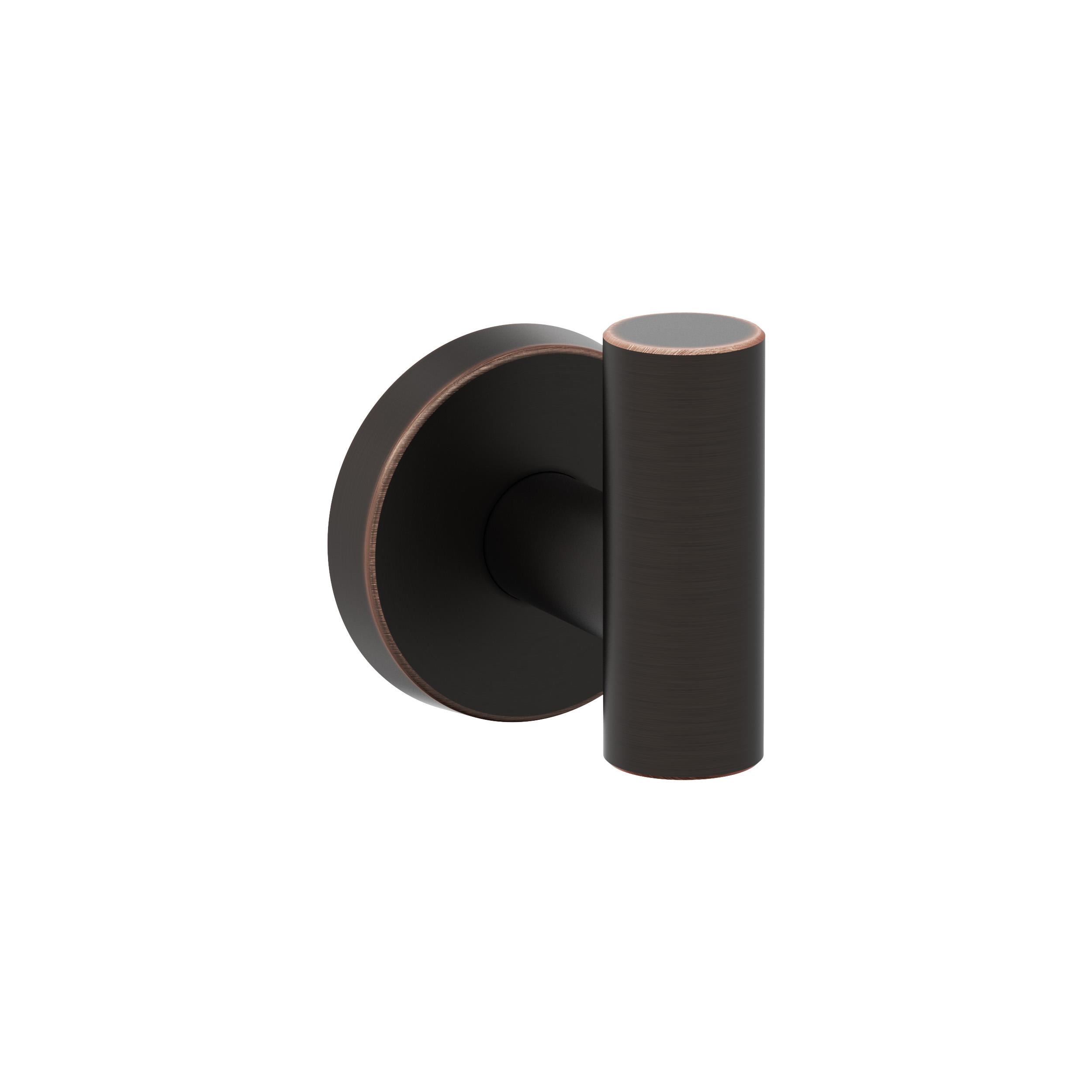 Colgador de Toallas de Pared de Bronce Aceitado Amerock Arrondi de un Solo Gancho BH26542ORB