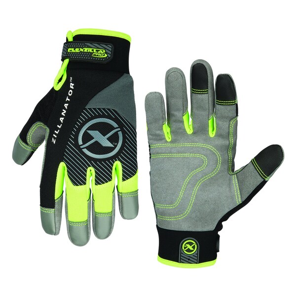 Legacy Flexzilla? Pro High Dexterity Zillanator Gloves, Synthetic Leather, Gray/Black/ZillaGreen?, XXL - GH361PXXL

Herencia Flexzilla? Guantes Zillanator Pro de alta destreza, cuero sintético, gris/negro/verde Zilla, XXL - GH361PXXL