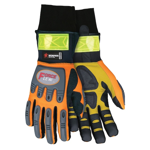 Guantes de seguridad Mcr, ForceFlex MT HV, Kevlar áspero, aislados, XL - HV200XL