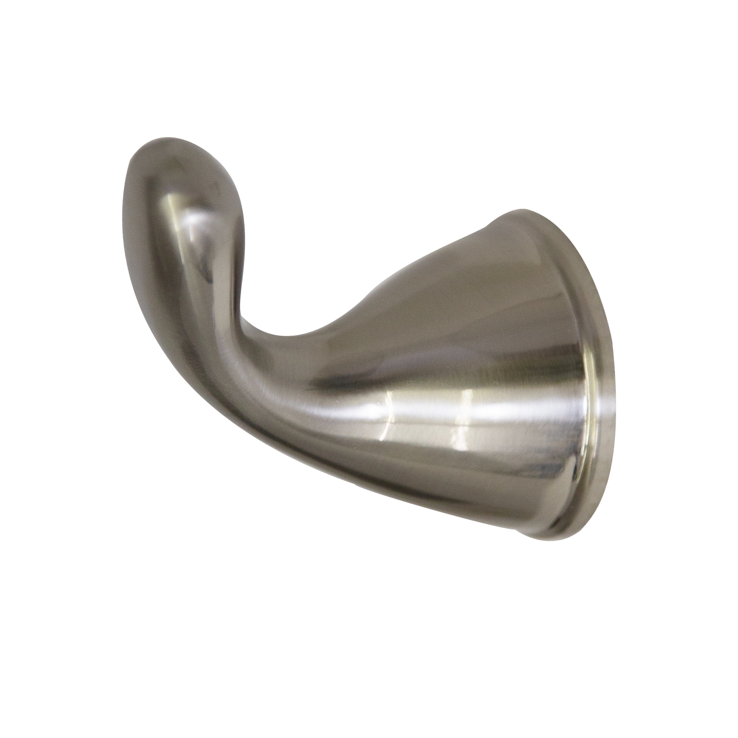 Colgador de toallas de pared de níquel cepillado Design House Ames con un solo gancho