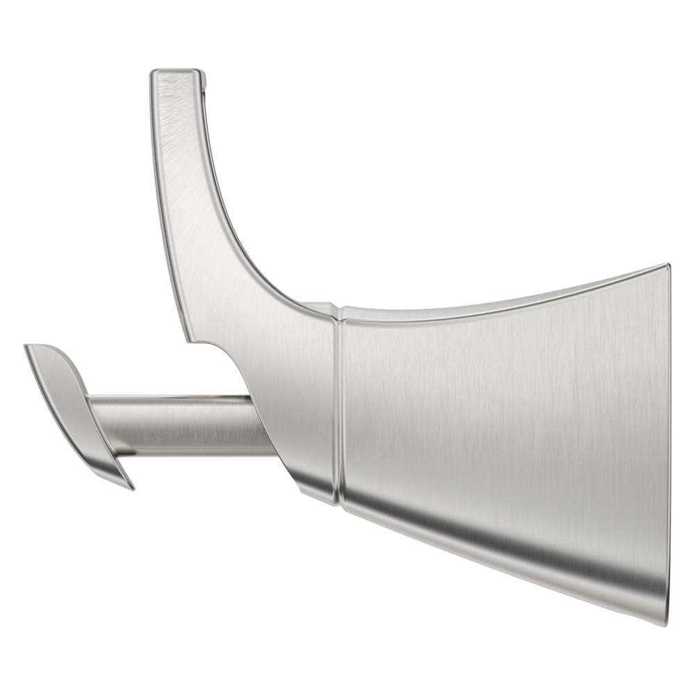 Percha para toalla de pared Pfister Karci con acabado en níquel cepillado y protección contra manchas - Gancho sencillo