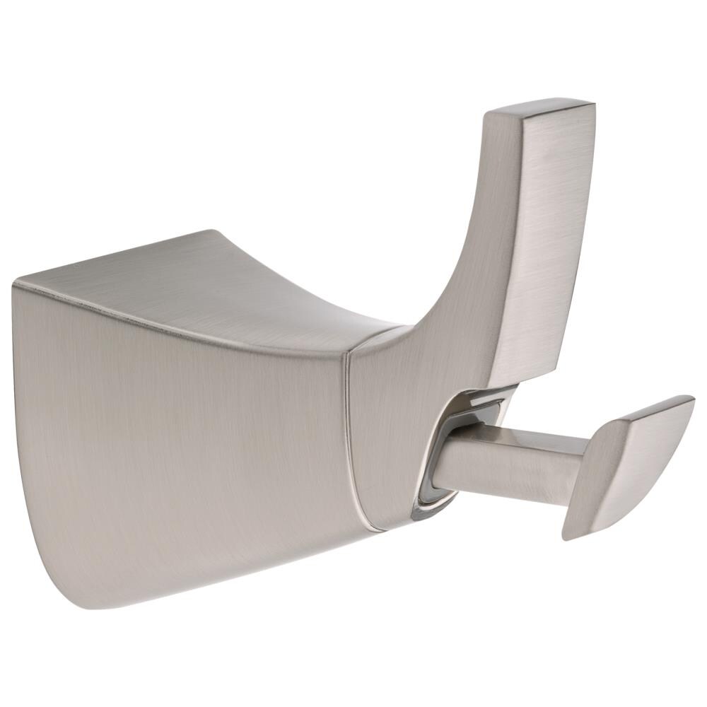 Percha para toalla de pared Pfister Karci con acabado en níquel cepillado y protección contra manchas - Gancho sencillo
