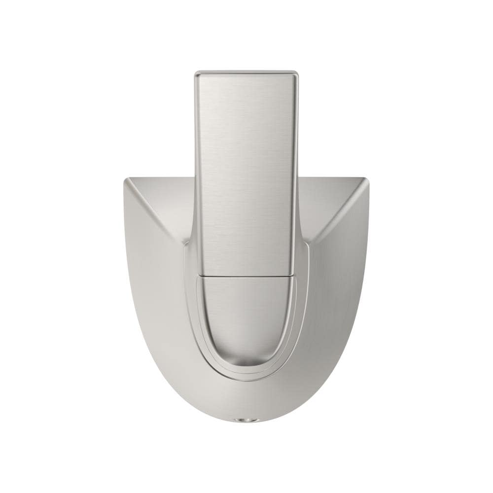 Percha para toalla de pared Pfister Karci con acabado en níquel cepillado y protección contra manchas - Gancho sencillo