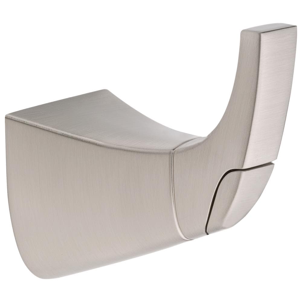 Percha para toalla de pared Pfister Karci con acabado en níquel cepillado y protección contra manchas - Gancho sencillo