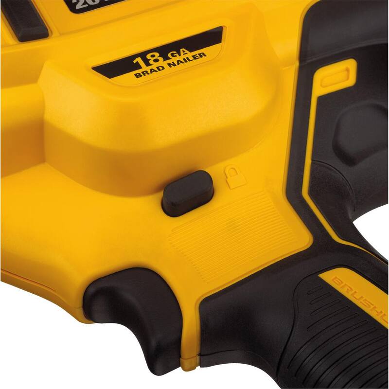 DEWALT 20V MAX XR Clavadora eléctrica inalámbrica de litio-ion de calibre 18, (1) batería de 3.0Ah y cargador - DCN680BW230C