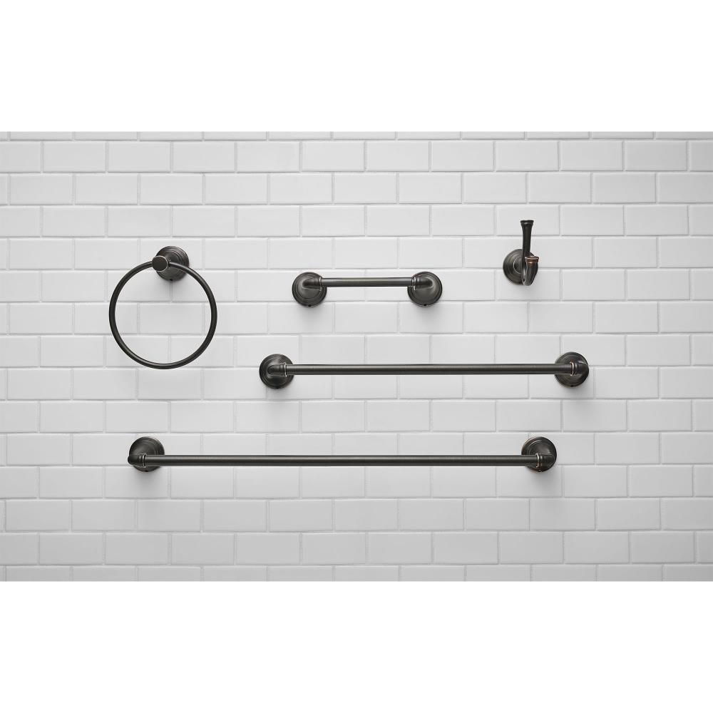Perchero de toalla de pared con un gancho en bronce antiguo American Standard Delancey Legacy