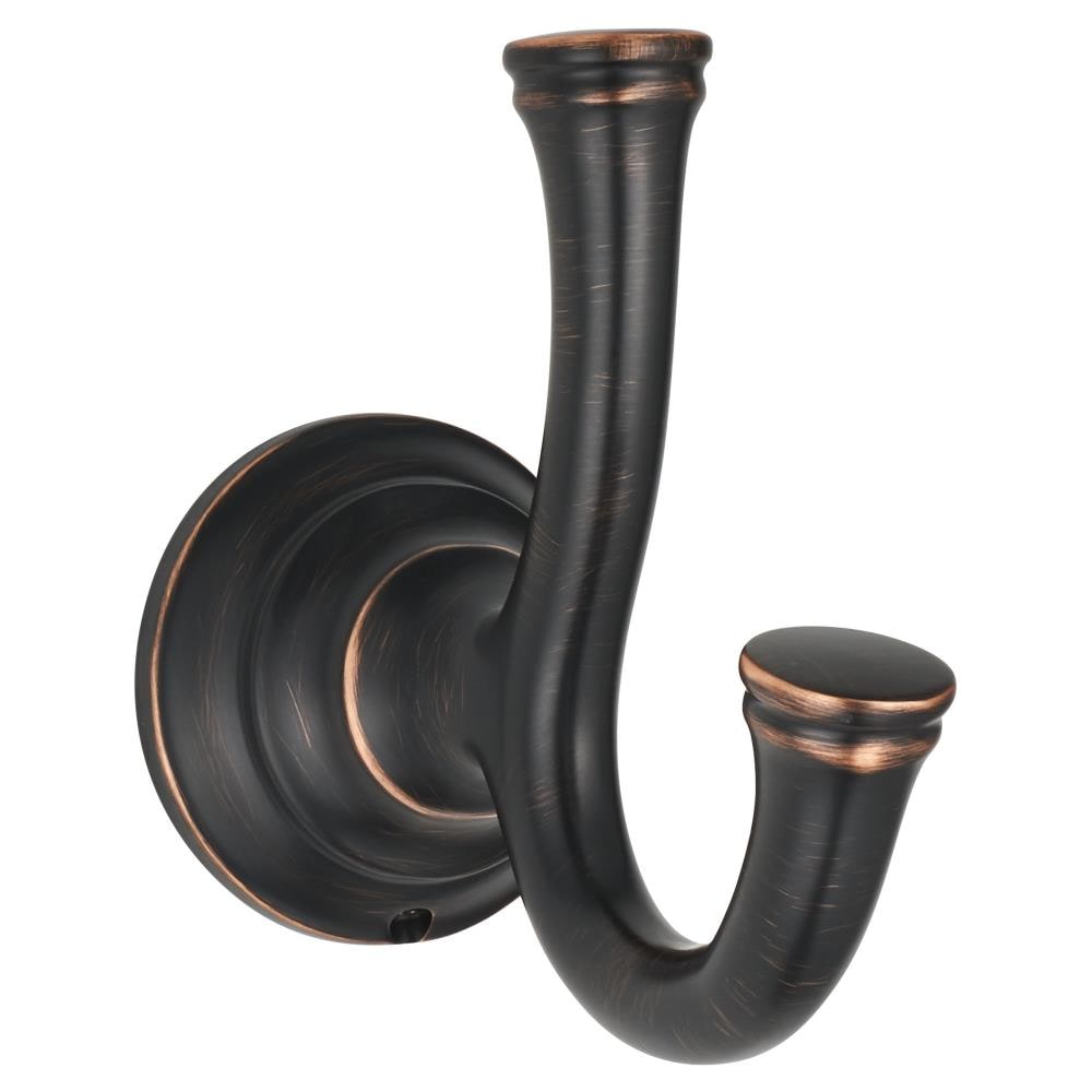 Perchero de toalla de pared con un gancho en bronce antiguo American Standard Delancey Legacy