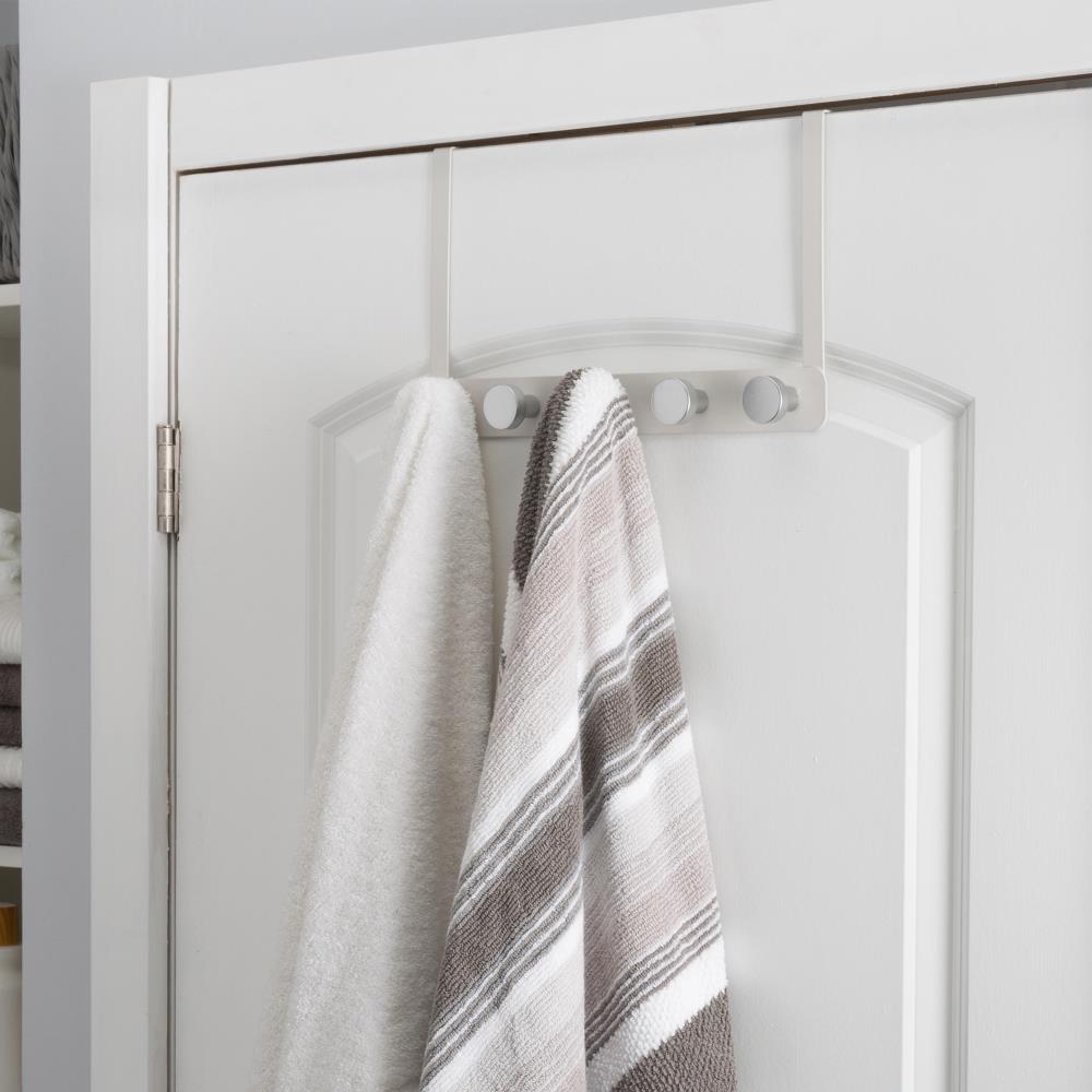 Gancho para Toallas Sobre Puerta Elle Decor Blanco con 5 Ganchos