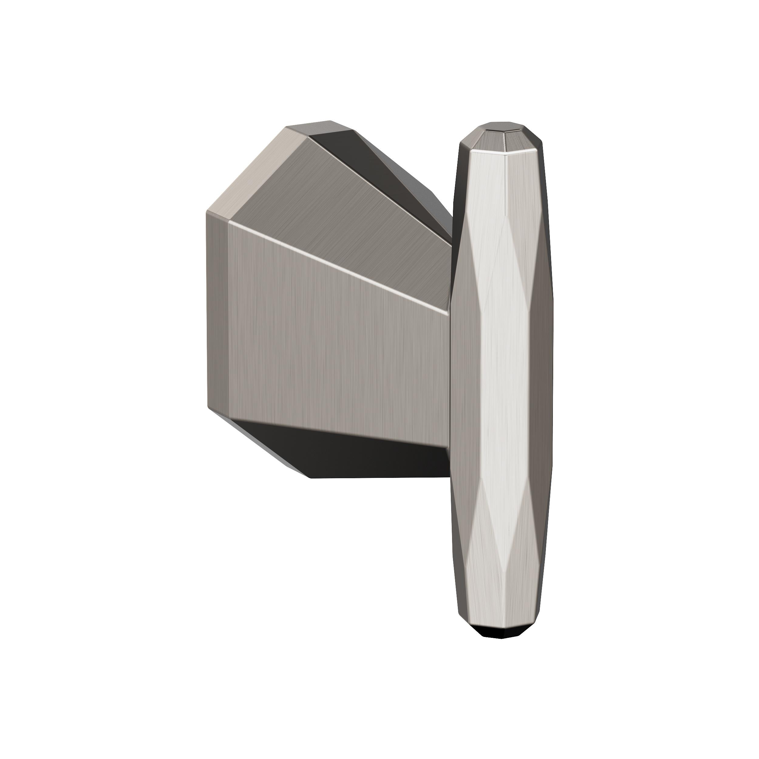 Percha de toalla de pared de una sola percha en níquel cepillado - Amerock St. Vincent BH36040G10