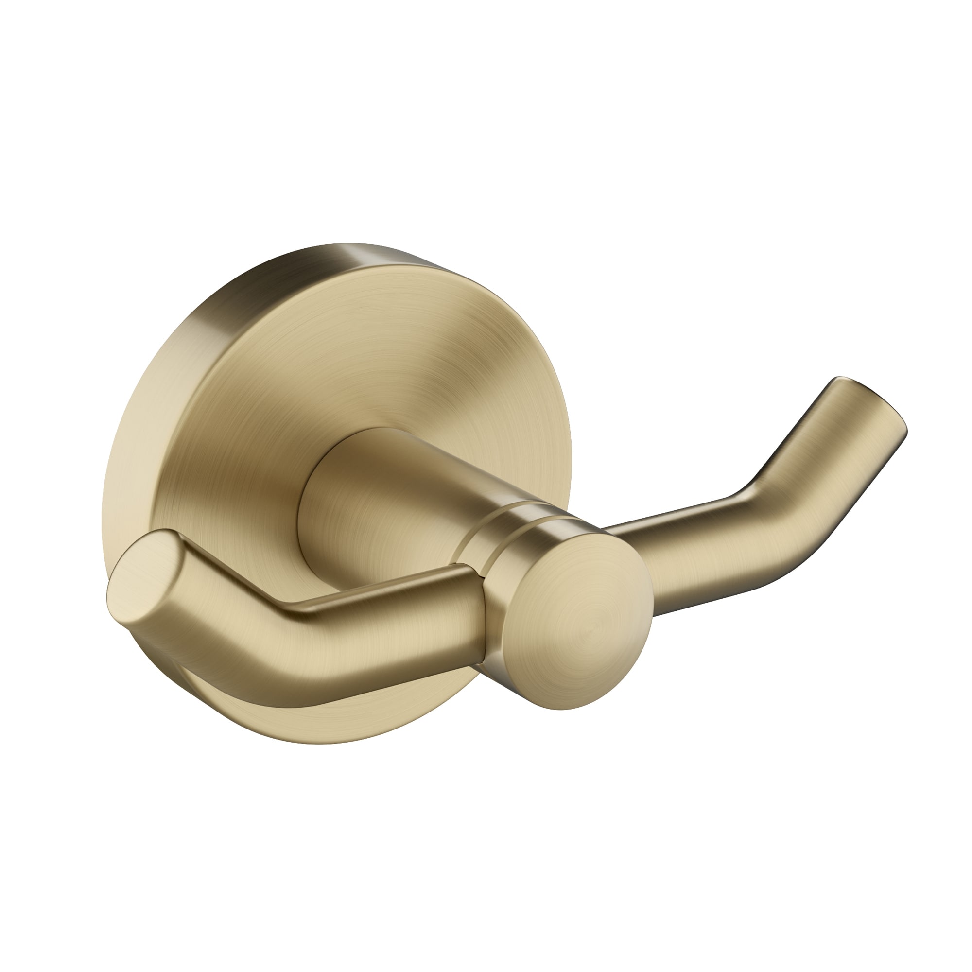 Percha doble de pared en color oro cepillado Kraus Elie KEA-18802BG