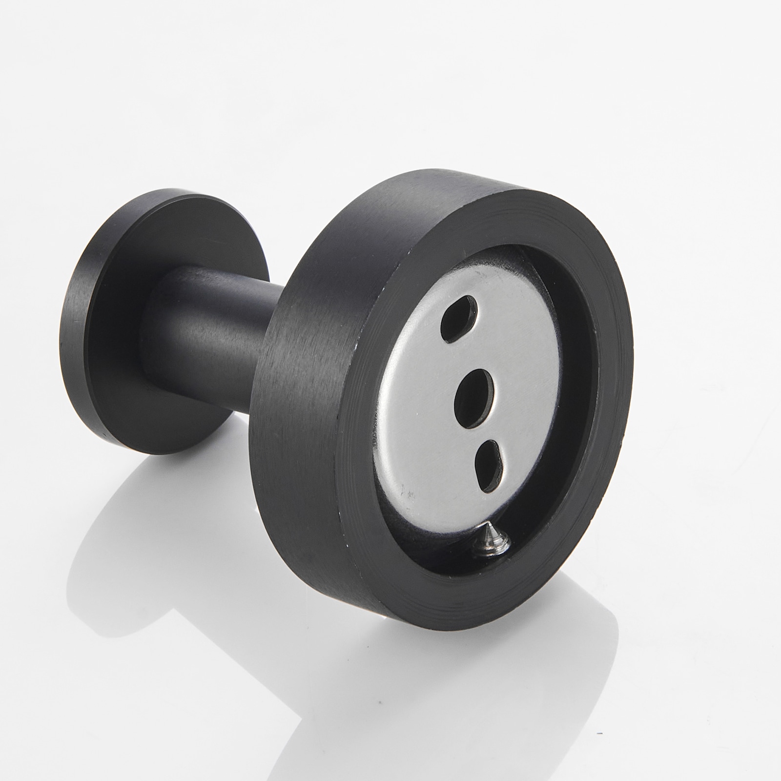 Gancho para toallas de pared con 4 ganchos en color negro mate de Nestfair SX-DRY403