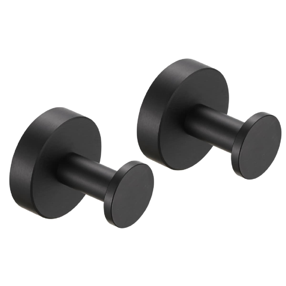 Gancho para toallas de pared con 4 ganchos en color negro mate de Nestfair SX-DRY403