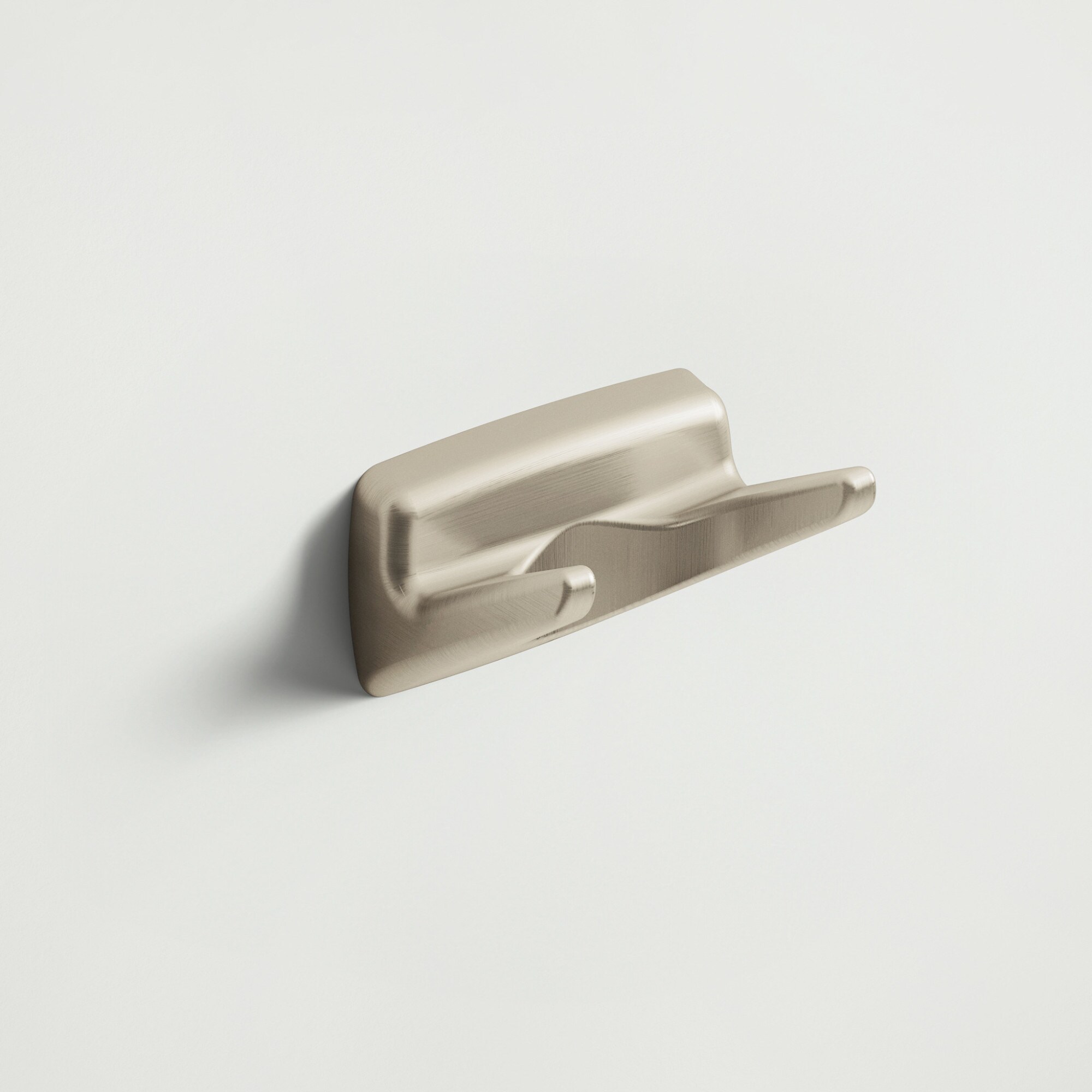 Colgador de Toallas de Pared Doble en Níquel Cepillado Moen Adler YB0103BN