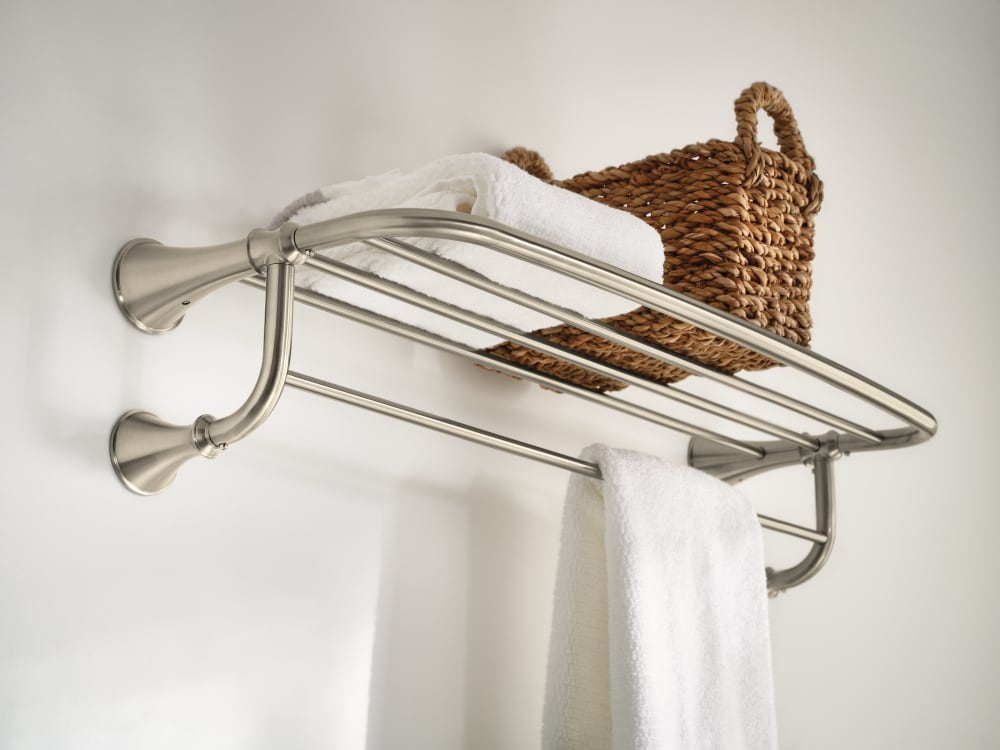 Moen Toallero de Pared en Níquel Cepillado resistente a las manchas con Acabado Decorativo BH5294BN